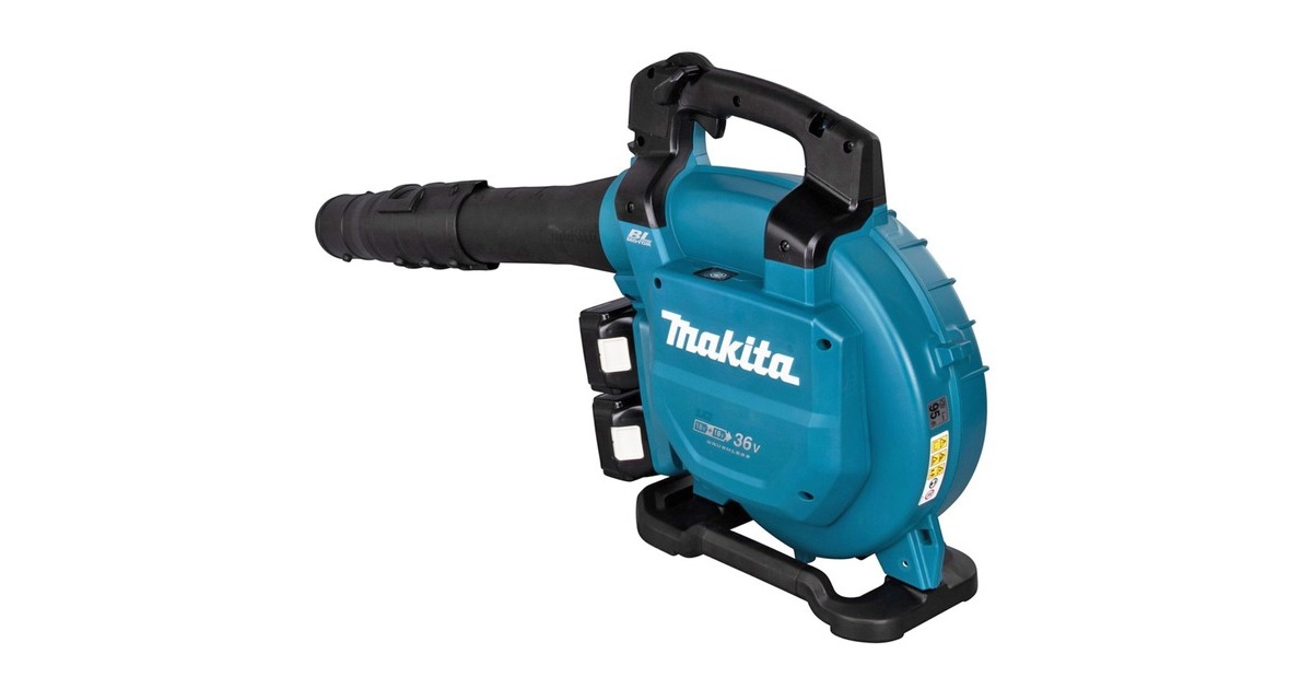 Makita Akku-Laubsauger/Laubbläser DUB363PT2V, 36Volt (2x18V)(blau/schwarz, 2x Li-Ion Akku 5,0Ah)
