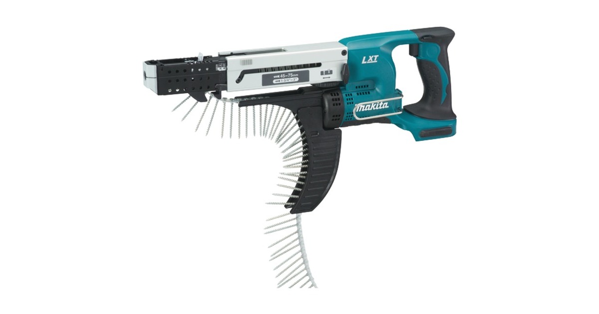 Makita Akku-Magazinschrauber DFR750Z, 18 Volt(blau/schwarz, ohne Akku und Ladegerät)