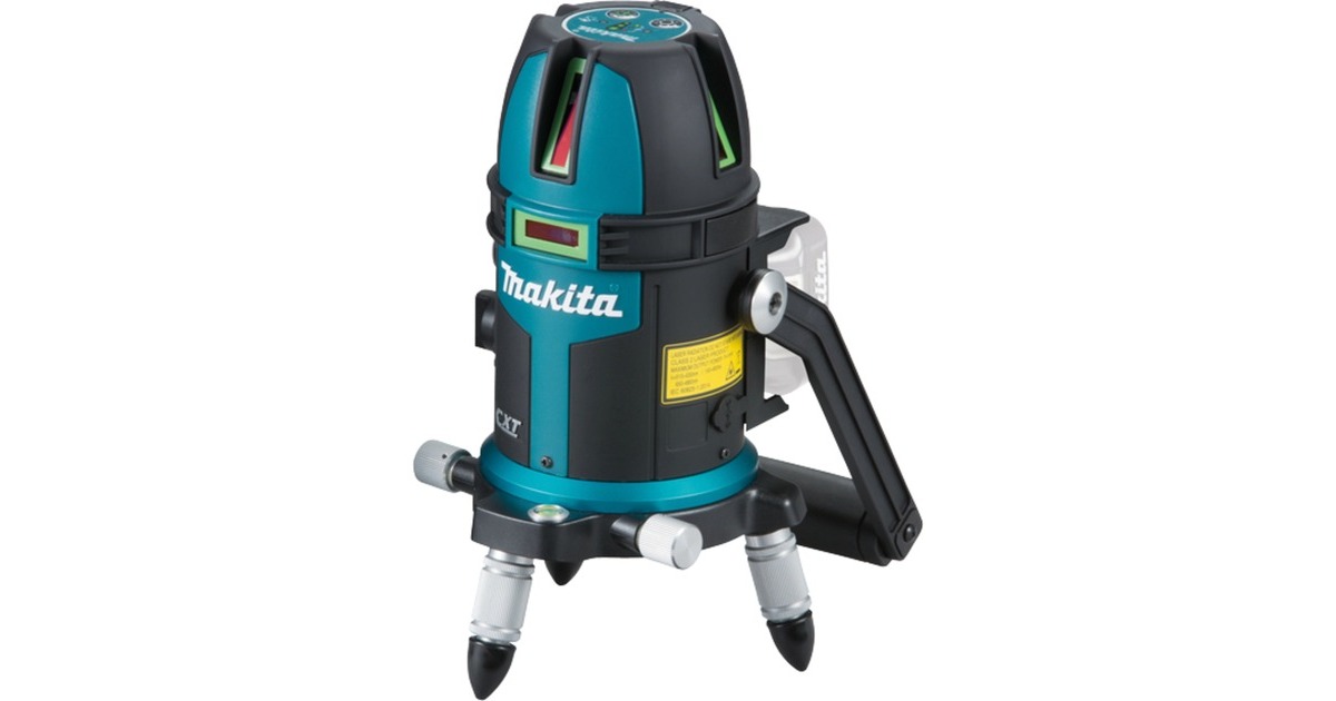 Makita Akku-Multi Linienlaser SK312GDZ, 12Volt, Kreuzlinienlaser(schwarz/blau, grüne Laserlinien, ohne Akku und Ladegerät)