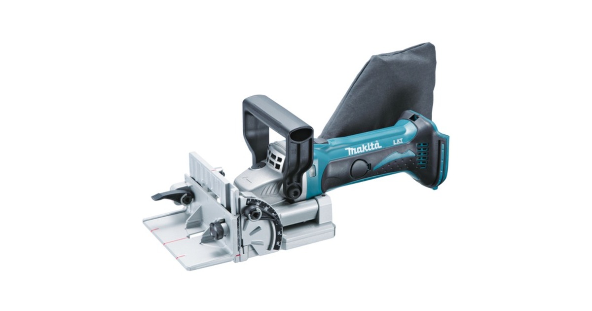 Makita Akku-Nutfräse DPJ180Z, 18Volt(blau/schwarz, ohne Akku und Ladegerät)