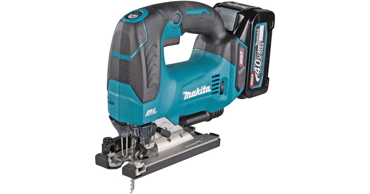 Makita Akku-Pendelhubstichsäge JV002GZ XGT, 40Volt(blau/schwarz, ohne Akku und Ladegerät)