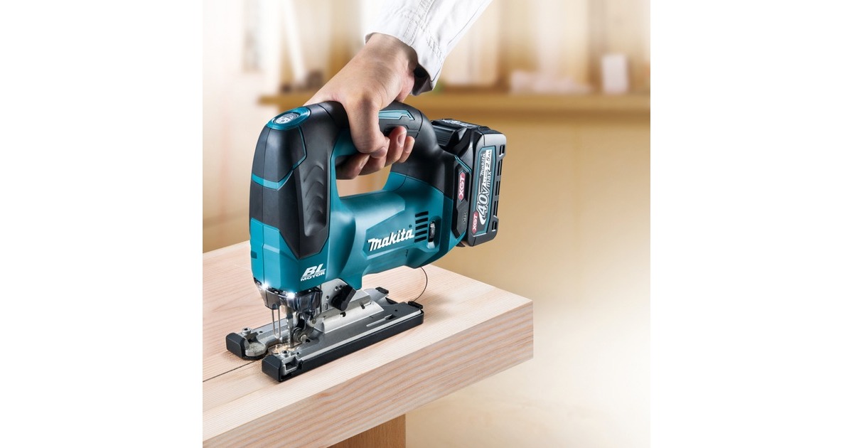 Makita Akku-Pendelhubstichsäge JV002GZ XGT, 40Volt(blau/schwarz, ohne Akku und Ladegerät)