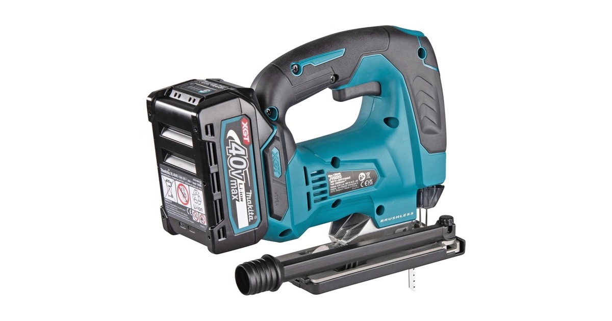 Makita Akku-Pendelhubstichsäge JV002GZ XGT, 40Volt(blau/schwarz, ohne Akku und Ladegerät)