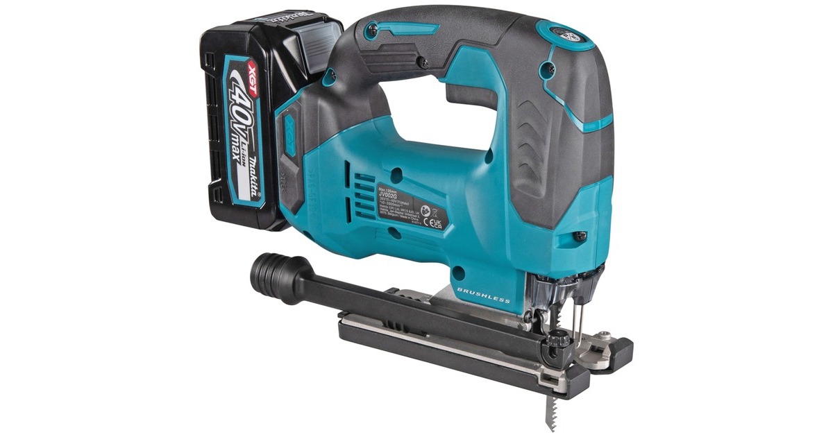 Makita Akku-Pendelhubstichsäge JV002GZ XGT, 40Volt(blau/schwarz, ohne Akku und Ladegerät)