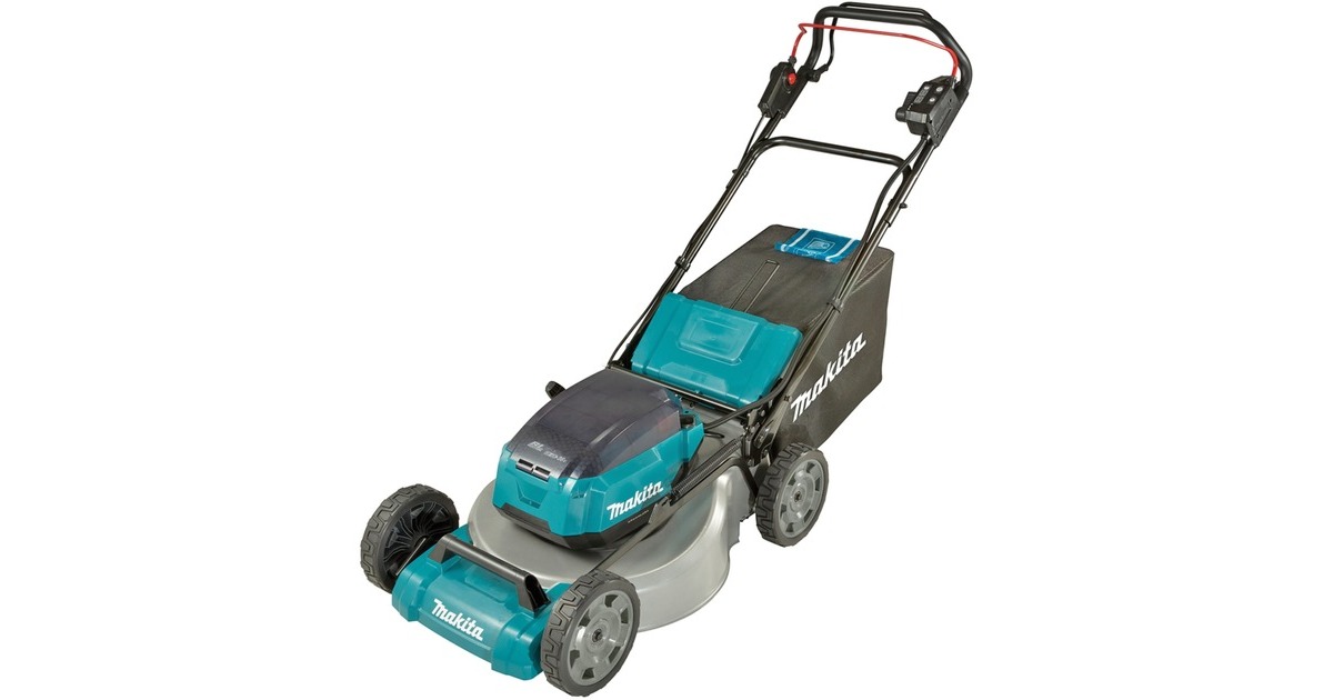 Makita Akku-Rasenmäher DLM465Z, 36Volt (2x18Volt)(blau/schwarz, ohne Akku und Ladegerät, mit Radantrieb) Makita Akku-Rasenmäher DLM465Z, 36Volt (2x18Volt)(blau/schwarz, ohne Akku und Ladegerät, mit Radantrieb)
