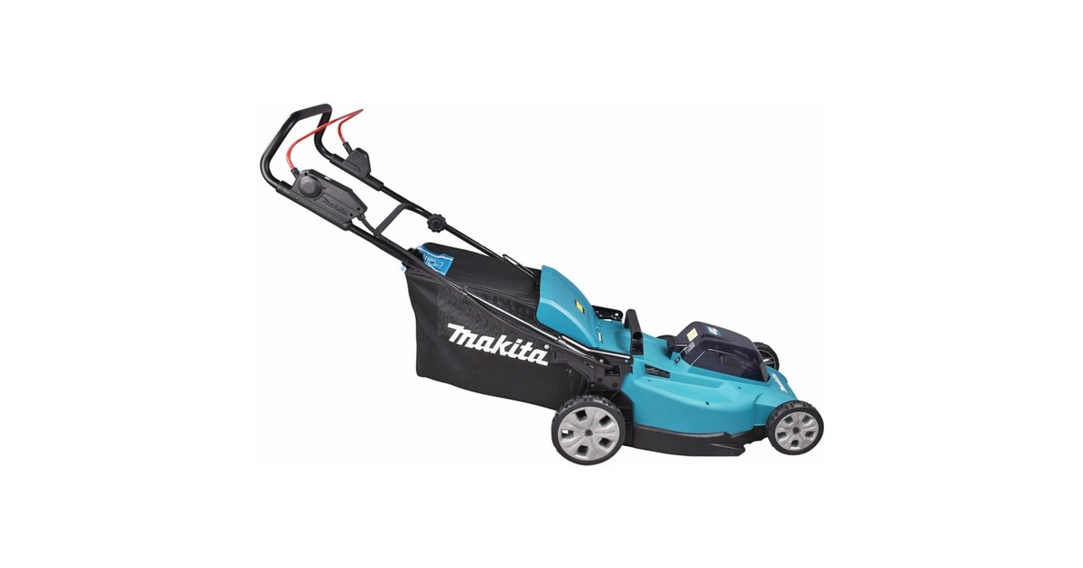 Makita Akku-Rasenmäher DLM480Z, 36Volt (2x18Volt)(blau/schwarz, ohne Akku und Ladegerät)