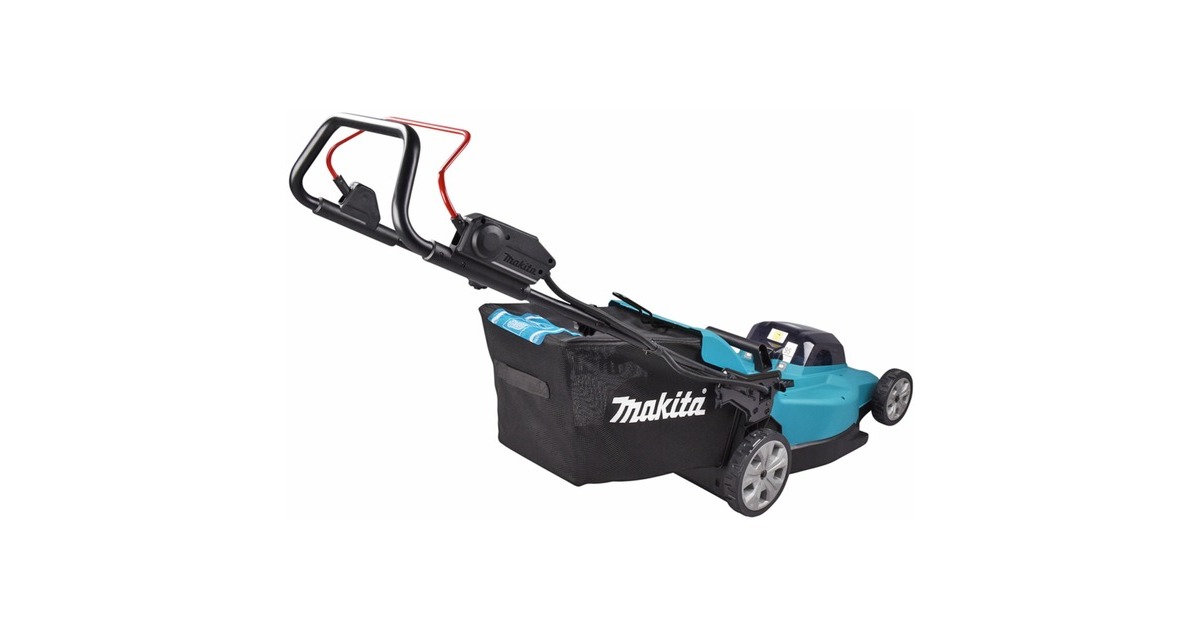 Makita Akku-Rasenmäher DLM480Z, 36Volt (2x18Volt)(blau/schwarz, ohne Akku und Ladegerät)