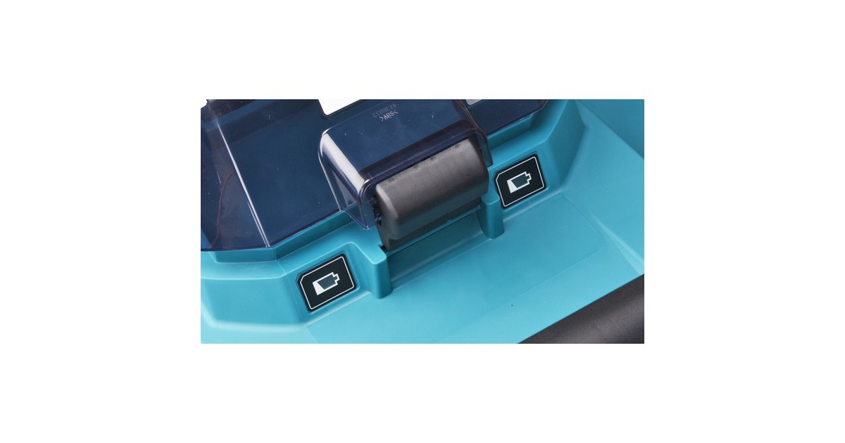 Makita Akku-Rasenmäher DLM539PT2, 36Volt (2x18Volt)(blau/schwarz, 2x Li-Ionen Akku 5,0Ah, mit Radantrieb)