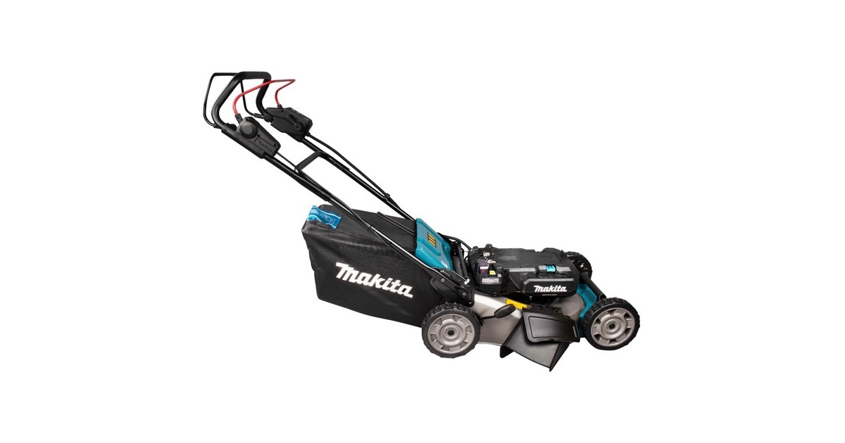 Makita Akku-Rasenmäher LM001CZ, PDC-Connector, 36Volt(blau/schwarz, ohne Akku und Ladegerät, mit Radantrieb)