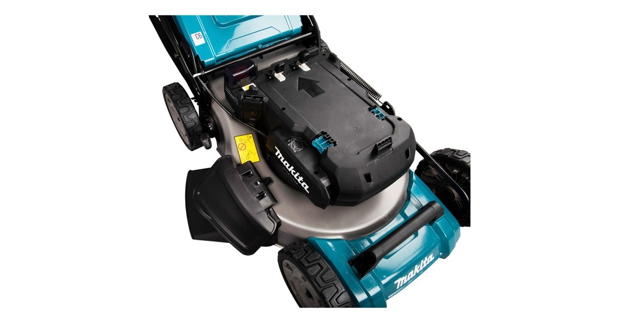 Makita Akku-Rasenmäher LM001CZ, PDC-Connector, 36Volt(blau/schwarz, ohne Akku und Ladegerät, mit Radantrieb)