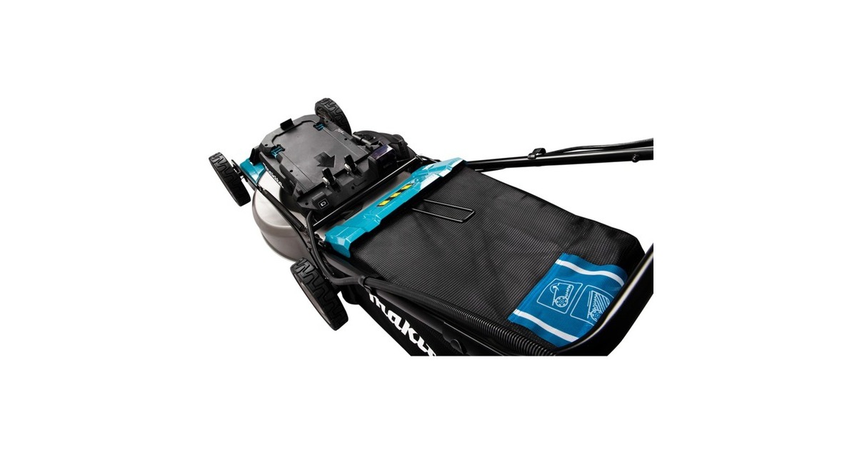 Makita Akku-Rasenmäher LM001CZ, PDC-Connector, 36Volt(blau/schwarz, ohne Akku und Ladegerät, mit Radantrieb)