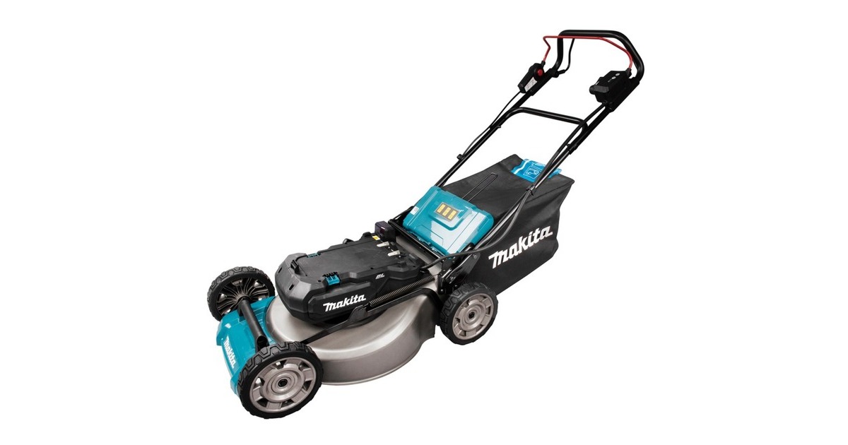 Makita Akku-Rasenmäher LM001CZ, PDC-Connector, 36Volt(blau/schwarz, ohne Akku und Ladegerät, mit Radantrieb)