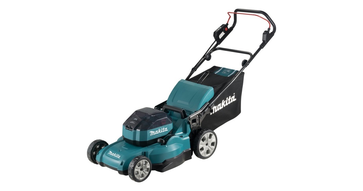Makita Akku-Rasenmäher LM001JM101, 64Volt(blau/schwarz, Li-Ionen Akku 4,0Ah) Makita Akku-Rasenmäher LM001JM101, 64Volt(blau/schwarz, Li-Ionen Akku 4,0Ah)