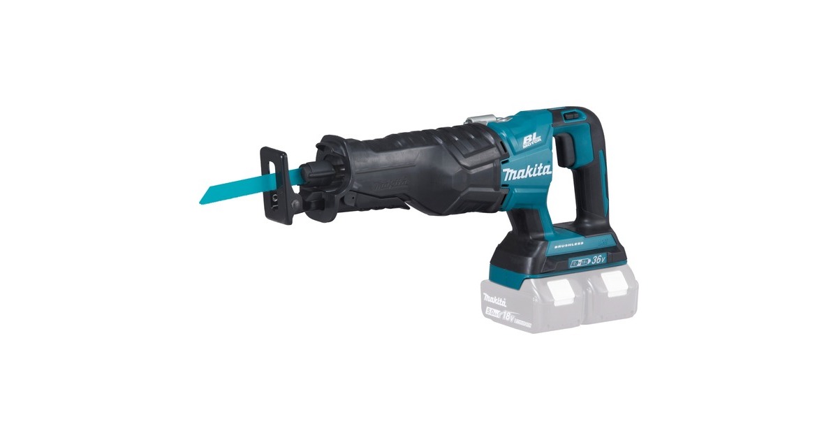 Makita Akku-Reciprosäge DJR360ZK, 36Volt (2x18V), Säbelsäge(blau/schwarz, ohne Akku und Ladegerät) Makita Akku-Reciprosäge DJR360ZK, 36Volt (2x18V), Säbelsäge(blau/schwarz, ohne Akku und Ladegerät)