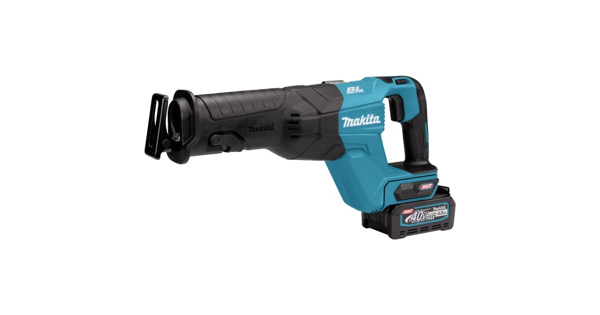 Makita Akku-Reciprosäge JR001GM201 XGT, 40Volt, Säbelsäge(blau/schwarz, 2x Li-Ion XGT Akku 4,0Ah, Koffer) Makita Akku-Reciprosäge JR001GM201 XGT, 40Volt, Säbelsäge(blau/schwarz, 2x Li-Ion XGT Akku 4,0Ah, Koffer)