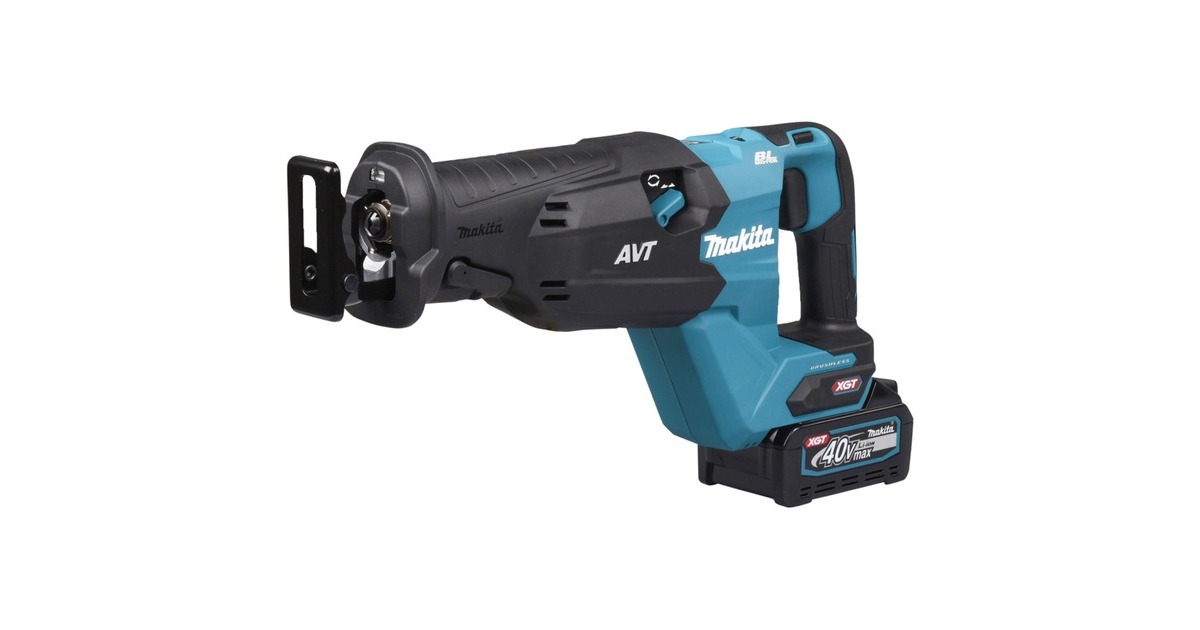 Makita Akku-Reciprosäge JR002GM201 XGT, 40Volt, Säbelsäge(blau/schwarz, Li-Ion XGT Akku 4,0Ah) Makita Akku-Reciprosäge JR002GM201 XGT, 40Volt, Säbelsäge(blau/schwarz, Li-Ion XGT Akku 4,0Ah)