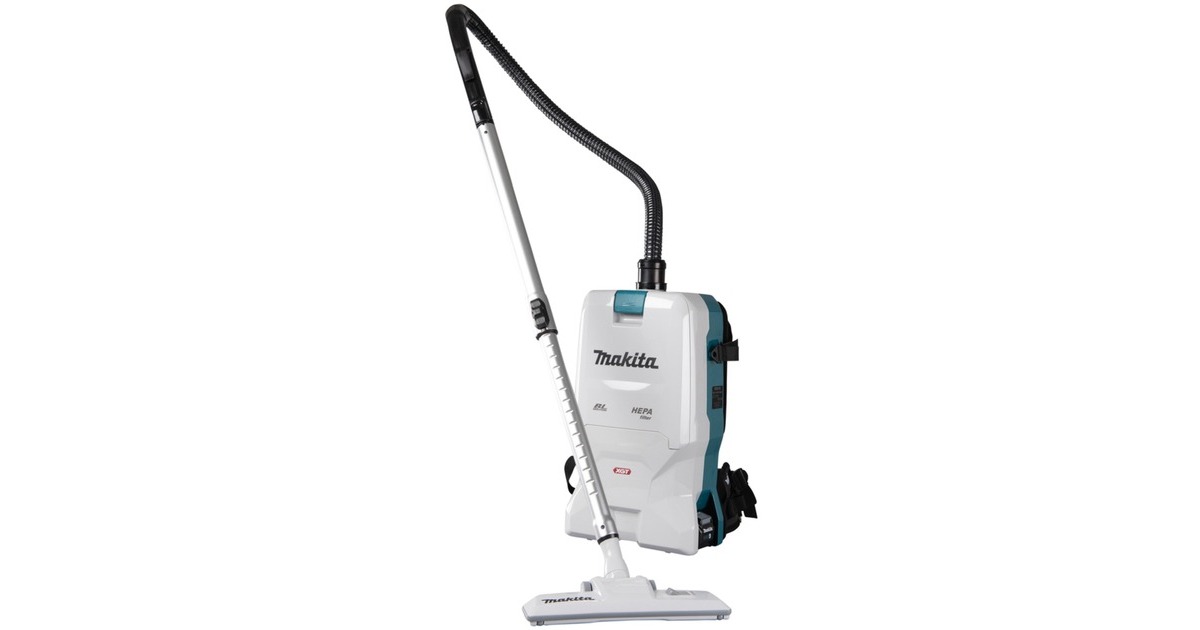 Makita Akku-Rucksackstaubsauger VC011GZ, Bodenstaubsauger(blau/schwarz, ohne Akku und Ladegerät)