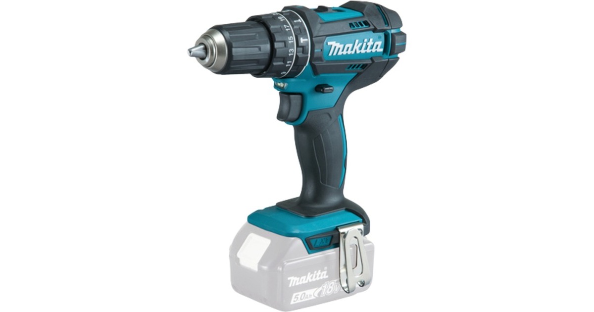 Makita Akku-Schlagbohrschrauber DHP482Z, 18Volt(blau/schwarz, ohne Akku und Ladegerät) Makita Akku-Schlagbohrschrauber DHP482Z, 18Volt(blau/schwarz, ohne Akku und Ladegerät)