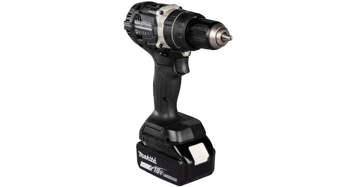 Makita Akku-Schlagbohrschrauber DHP484T4JB, 18 Volt, Sonderfarbe(schwarz, 4x Li-Ionen Akku 5,0Ah, MAKPAC Gr.2) Makita Akku-Schlagbohrschrauber DHP484T4JB, 18 Volt, Sonderfarbe(schwarz, 4x Li-Ionen Akku 5,0Ah, MAKPAC Gr.2)