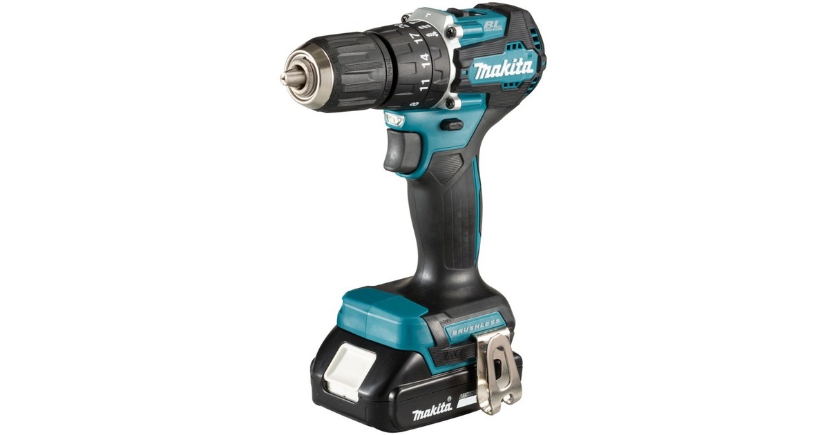 Makita Akku-Schlagbohrschrauber DHP487RAJ, 18Volt(blau/schwarz, 2x Li-Ionen Akku 2,0Ah, MAKPAC) Makita Akku-Schlagbohrschrauber DHP487RAJ, 18Volt(blau/schwarz, 2x Li-Ionen Akku 2,0Ah, MAKPAC)