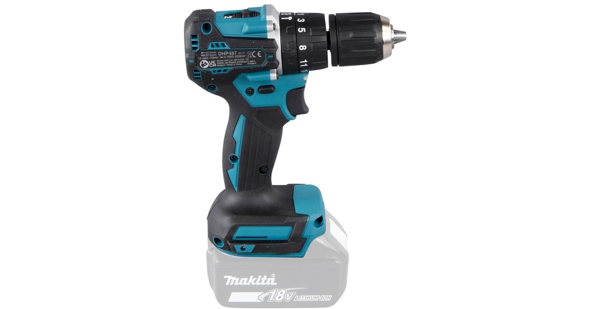 Makita Akku-Schlagbohrschrauber DHP487Z, 18Volt(blau/schwarz, ohne Akku und Ladegerät) Makita Akku-Schlagbohrschrauber DHP487Z, 18Volt(blau/schwarz, ohne Akku und Ladegerät)