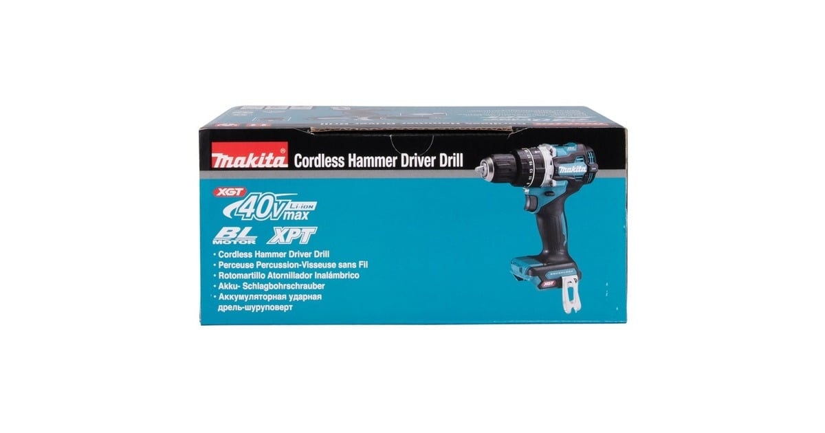 Makita Akku-Schlagbohrschrauber HP002GZ XGT, 40Volt(blau/schwarz, ohne Akku und Ladegerät)