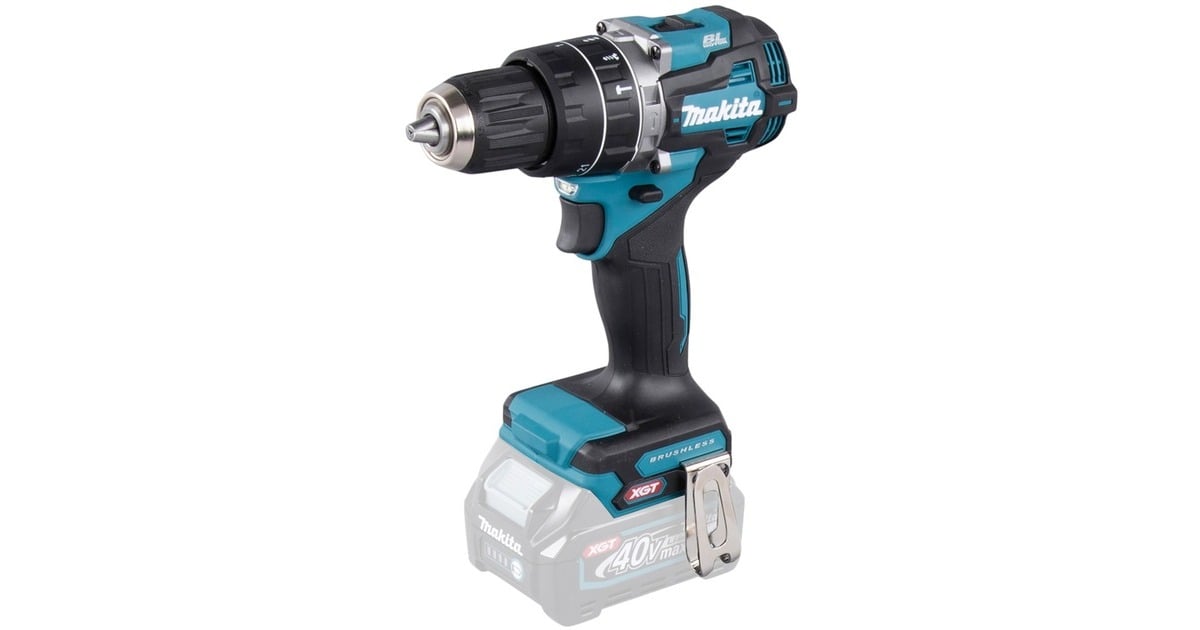 Makita Akku-Schlagbohrschrauber HP002GZ XGT, 40Volt(blau/schwarz, ohne Akku und Ladegerät)