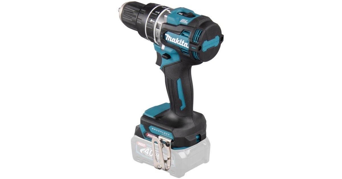Makita Akku-Schlagbohrschrauber HP002GZ XGT, 40Volt(blau/schwarz, ohne Akku und Ladegerät)