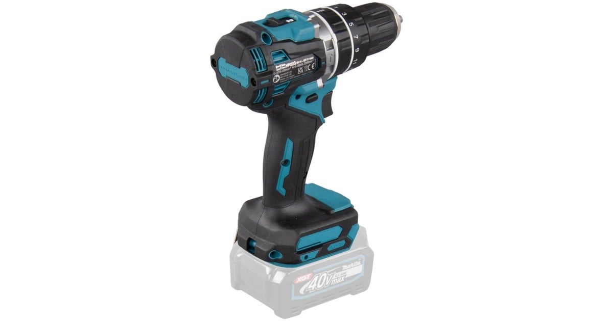 Makita Akku-Schlagbohrschrauber HP002GZ XGT, 40Volt(blau/schwarz, ohne Akku und Ladegerät)