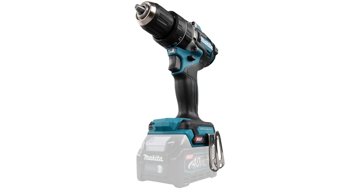 Makita Akku-Schlagbohrschrauber HP002GZ XGT, 40Volt(blau/schwarz, ohne Akku und Ladegerät)