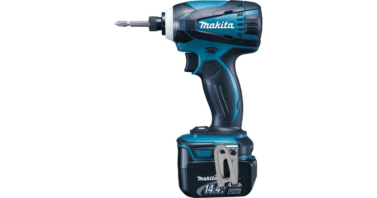 Makita Akku-Schlagschrauber DTD134RMJ 14,4V(blau/schwarz, 2x Li-Ionen-Akku 4,0 Ah, in MAKPAC Gr.2)