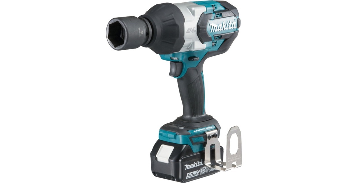 Makita Akku-Schlagschrauber DTW1001RTJ, 18Volt(blau/schwarz, 2x Li-Ion-Akku 5Ah, in MAKPAC Gr.3)