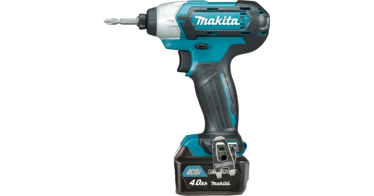 Makita Akku-Schlagschrauber TD110DSMJ, 10,8Volt(blau/schwarz, 2x Li-Ionen-Akku 4,0Ah, in MAKPAC Gr.1) Makita Akku-Schlagschrauber TD110DSMJ, 10,8Volt(blau/schwarz, 2x Li-Ionen-Akku 4,0Ah, in MAKPAC Gr.1)