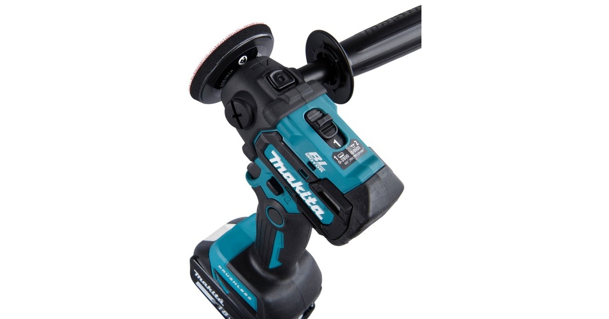 Makita Akku-Schleifer und -Polierer DPV300Z, 18Volt, Poliermaschine(blau/schwarz, ohne Akku und Ladegerät)
