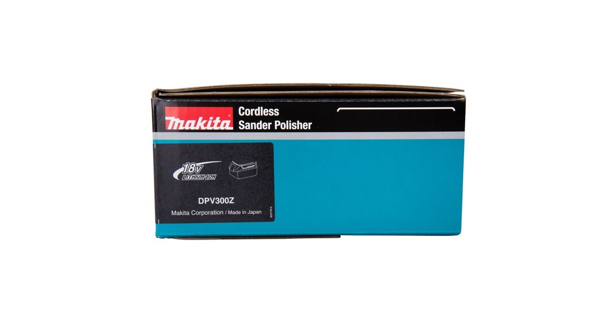 Makita Akku-Schleifer und -Polierer DPV300Z, 18Volt, Poliermaschine(blau/schwarz, ohne Akku und Ladegerät)