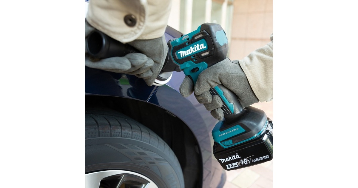 Makita Akku-Schleifer und -Polierer DPV300Z, 18Volt, Poliermaschine(blau/schwarz, ohne Akku und Ladegerät)