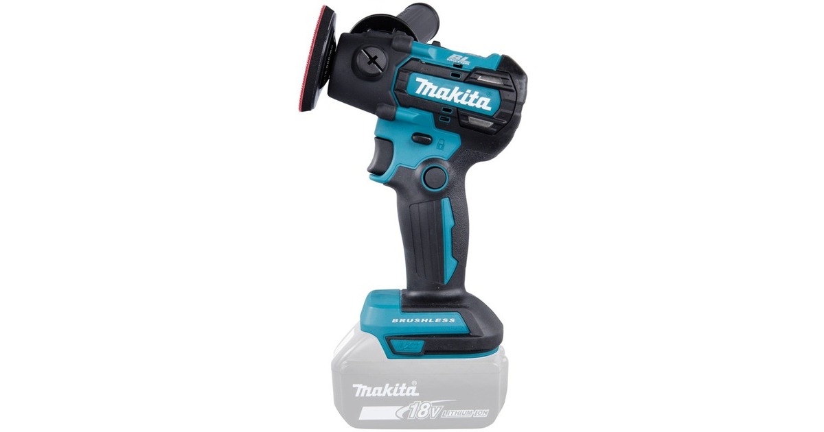 Makita Akku-Schleifer und -Polierer DPV300Z, 18Volt, Poliermaschine(blau/schwarz, ohne Akku und Ladegerät)