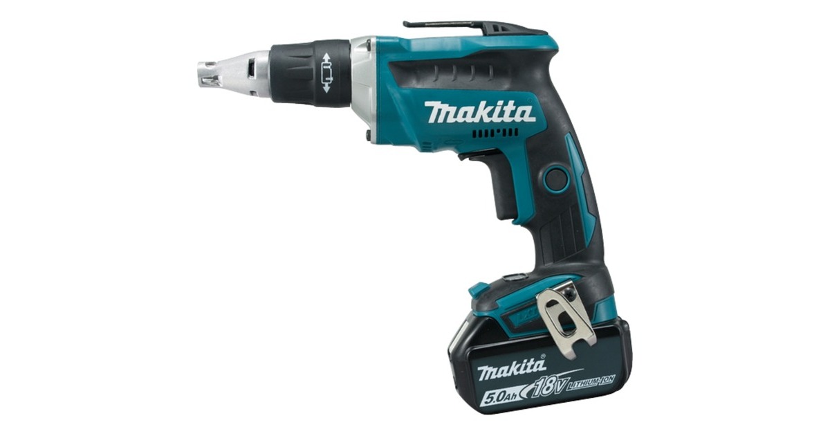 Makita Akku-Schnellbauschrauber DFS452RTJ 18,0 V(blau/schwarz, 2x Li-Ionen-Akku 5,0Ah, im MAKPAC Gr.2) Makita Akku-Schnellbauschrauber DFS452RTJ 18,0 V(blau/schwarz, 2x Li-Ionen-Akku 5,0Ah, im MAKPAC Gr.2)