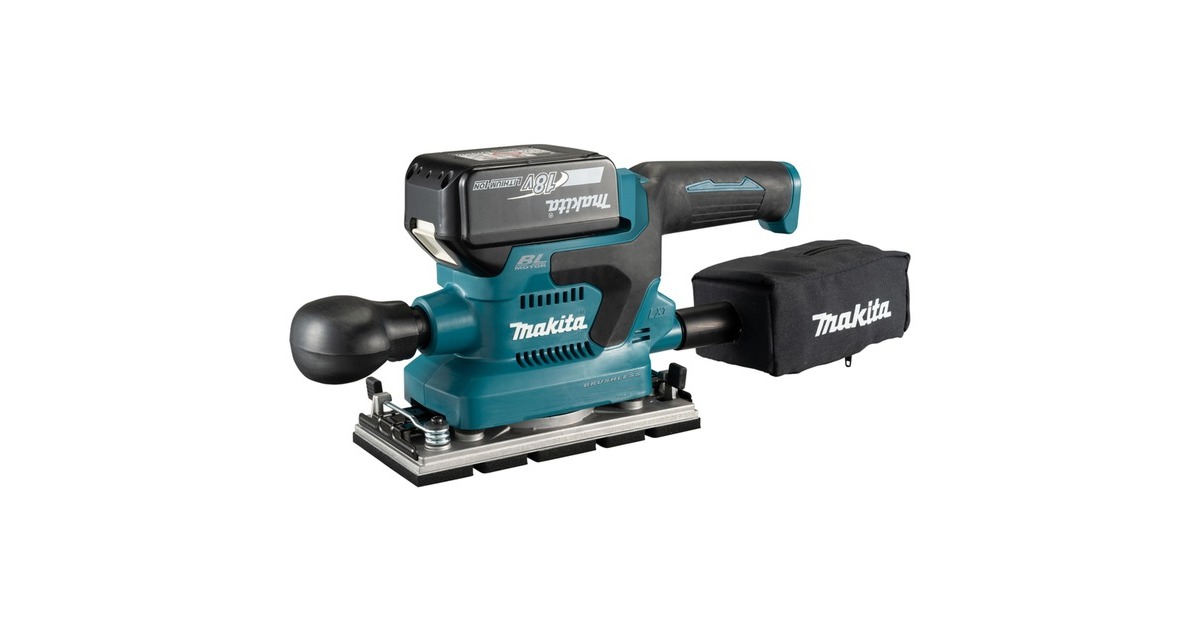 Makita Akku-Schwingschleifer DBO382Z, 18Volt(blau/schwarz, ohne Akku und Ladegerät) Makita Akku-Schwingschleifer DBO382Z, 18Volt(blau/schwarz, ohne Akku und Ladegerät)