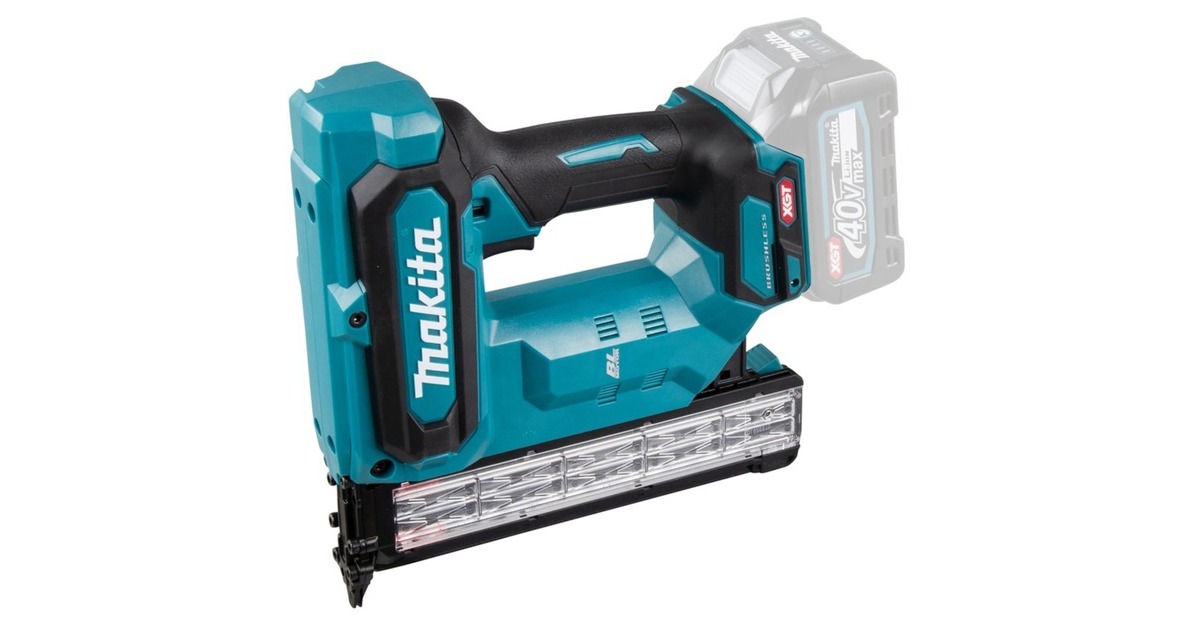 Makita Akku-Stauchkopfnagler FN001GZ, 40Volt(blau/schwarz, ohne Akku und Ladegerät) Makita Akku-Stauchkopfnagler FN001GZ, 40Volt(blau/schwarz, ohne Akku und Ladegerät)