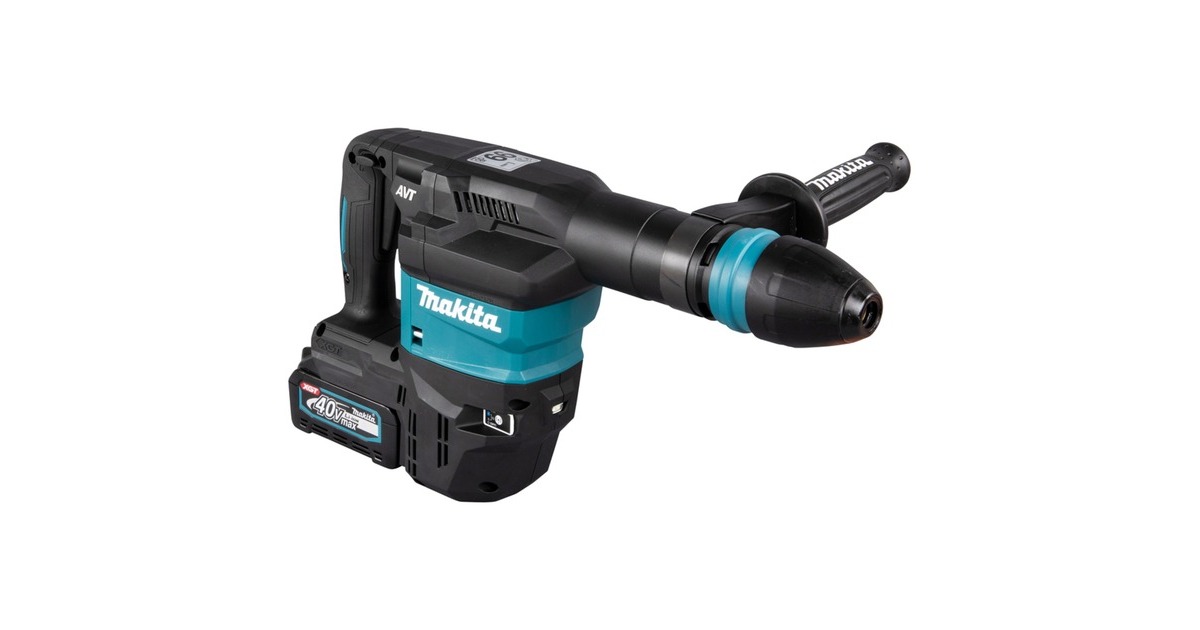 Makita Akku-Stemmhammer HM001GM201 XGT, SDS-max, 40Volt, Meißelhammer(blau/schwarz, 2x Li-Ion Akku 4Ah, Koffer) Makita Akku-Stemmhammer HM001GM201 XGT, SDS-max, 40Volt, Meißelhammer(blau/schwarz, 2x Li-Ion Akku 4Ah, Koffer)