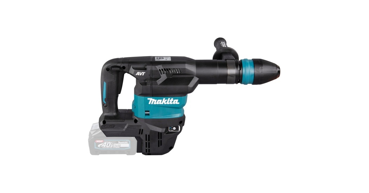 Makita Akku-Stemmhammer HM001GZ02 XGT, SDS-max, 40Volt, Meißelhammer(blau/schwarz, ohne Akku und Ladegerät)