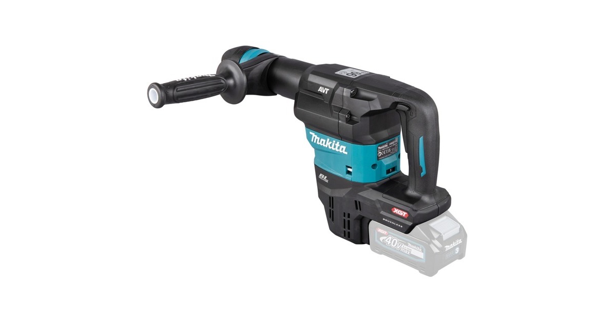 Makita Akku-Stemmhammer HM001GZ02 XGT, SDS-max, 40Volt, Meißelhammer(blau/schwarz, ohne Akku und Ladegerät)