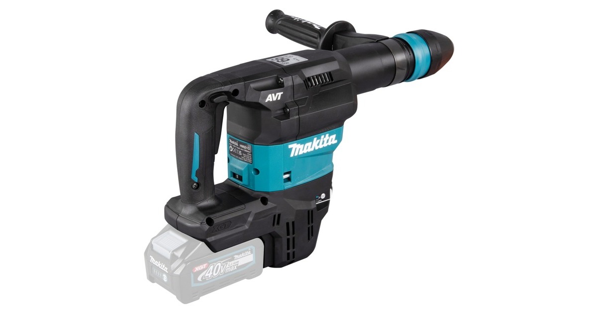 Makita Akku-Stemmhammer HM001GZ02 XGT, SDS-max, 40Volt, Meißelhammer(blau/schwarz, ohne Akku und Ladegerät)