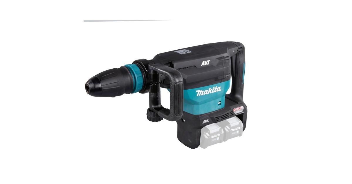 Makita Akku-Stemmhammer HM002GZ03 XGT, SDS-max, 80Volt (2x40V), Meißelhammer(blau/schwarz, ohne Akku und Ladegerät)