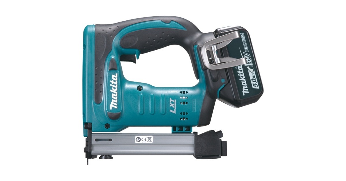 Makita Akku-Tacker DST221RTJ, 18 Volt, Elektrotacker(blau/schwarz, 2x Li-Ionen-Akku 5,0Ah, im MAKPAC Gr.2) Makita Akku-Tacker DST221RTJ, 18 Volt, Elektrotacker(blau/schwarz, 2x Li-Ionen-Akku 5,0Ah, im MAKPAC Gr.2)