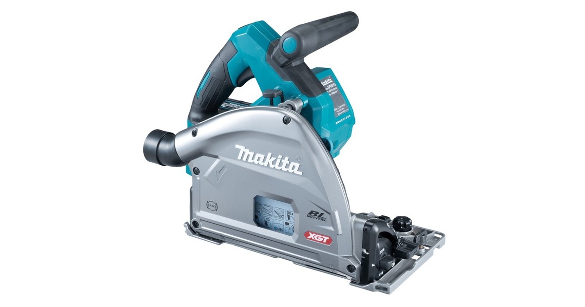 Makita Akku-Tauchsäge SP001GZ03 XGT, 40Volt, Handkreissäge(blau/schwarz, ohne Akku und Ladegerät, MAKPAC)