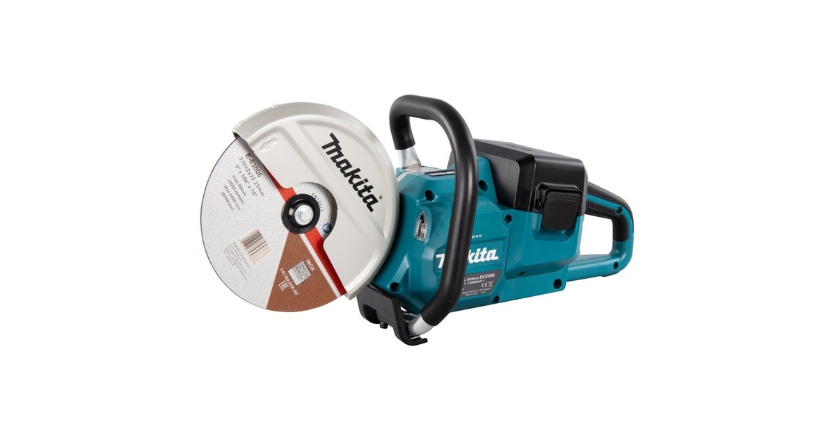 Makita Akku-Trennschleifer DCE090ZX1, 36Volt (2x18V), Trennmaschine(blau, ohne Akku und Ladegerät) Makita Akku-Trennschleifer DCE090ZX1, 36Volt (2x18V), Trennmaschine(blau, ohne Akku und Ladegerät)