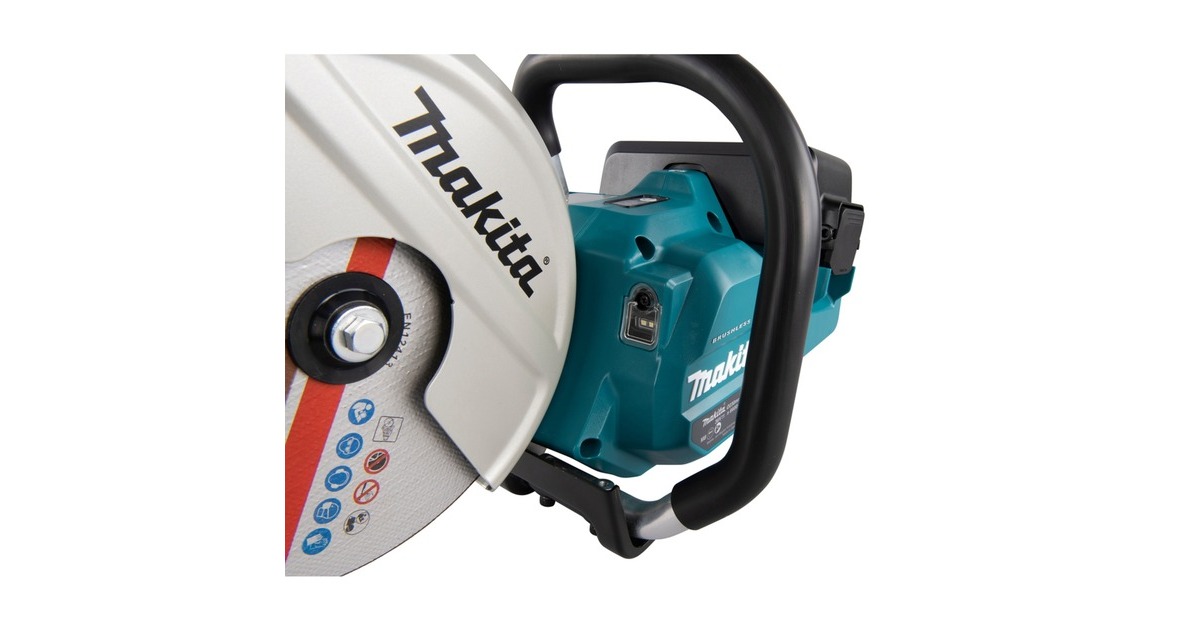 Makita Akku-Trennschleifer DCE090ZX1, 36Volt (2x18V), Trennmaschine(blau, ohne Akku und Ladegerät)