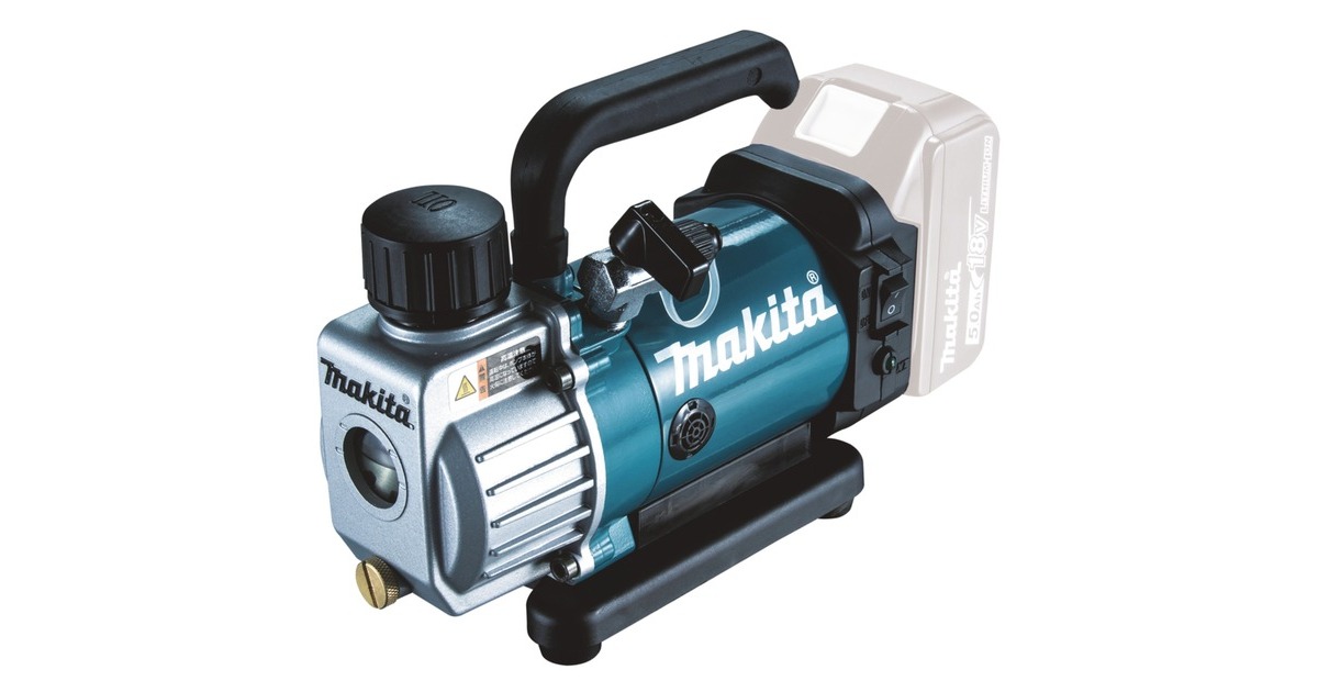 Makita Akku-Vakuumpumpe DVP180Z, 18Volt(blau/schwarz, ohne Akku und Ladegerät)